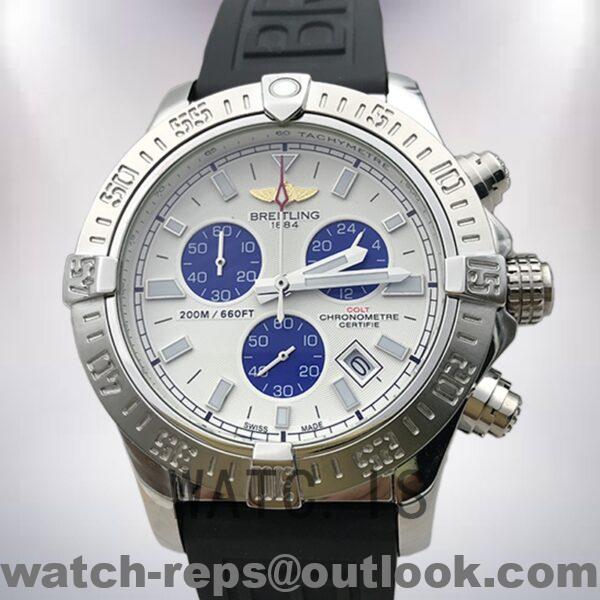 Breitling Colt 46mm Men's A7338811.G790 Rubber Band White Dial Watch