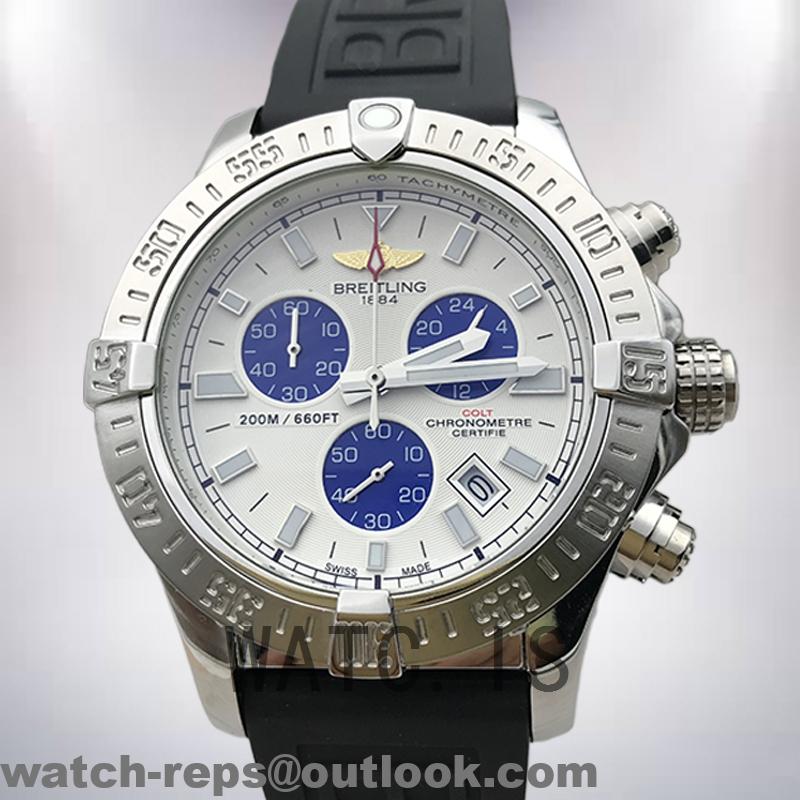Breitling Colt Men’s A7338811.BD43 46mm Rubber Band Watch 2