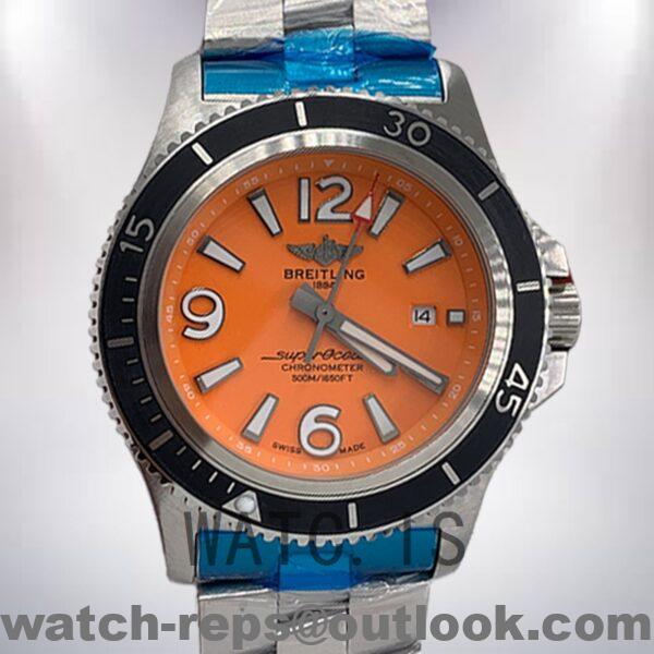 Breitling Superocean A17366D71O1A1 46mm Men's Silver-tone Watch
