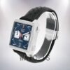 Tag Heuer Monaco 40*40mm CAW211P.FC6356 Men's Blue Dial Leather Strap Watch - Image 3