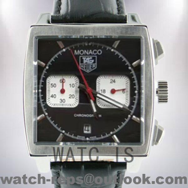 Tag Heuer Monaco 40*40mm CAW2114.FC6177 Men's Black Dial Watch