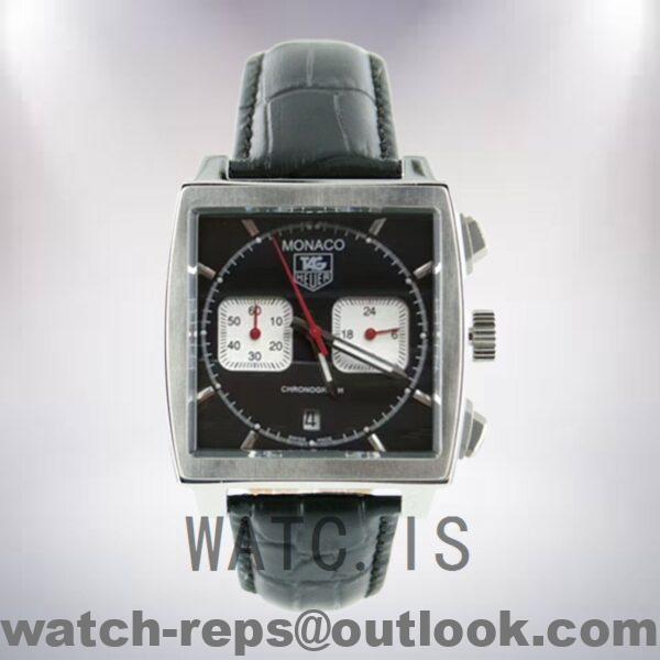Tag Heuer Monaco 40*40mm CAW2114.FC6177 Men's Black Dial Watch - Image 2