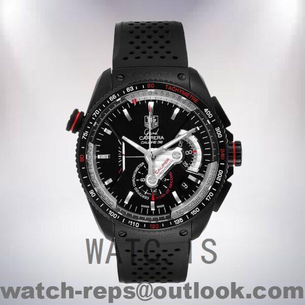Tag Heuer Carrera CAV5185.FC6237 Men's 43mm Black-tone Watch - Image 2