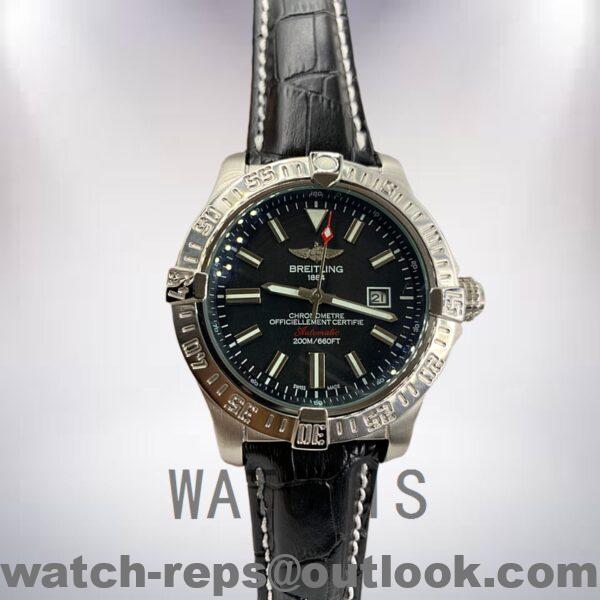 Breitling Avenger A3239011 46mm Men's Leather Strap Watch - Image 2