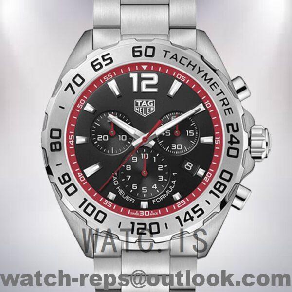 Tag Heuer Formula 1 CAZ101Y.BA0842 Men 43mm Silver-tone Watch