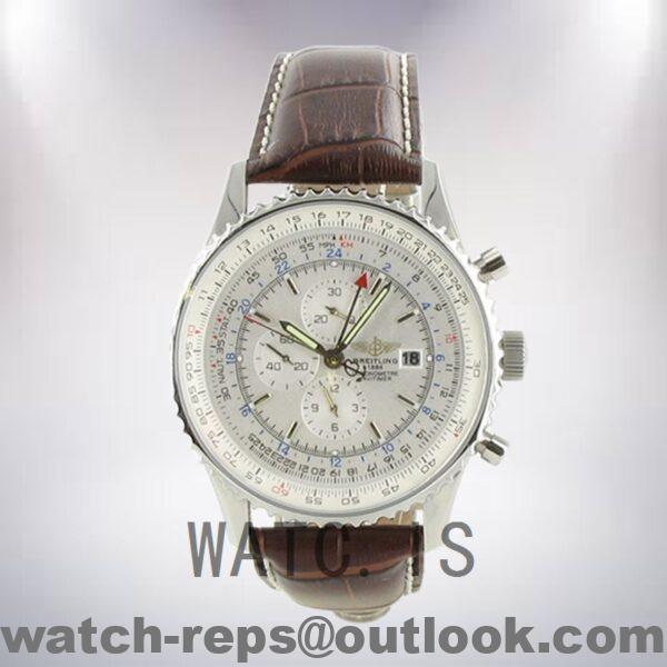Breitling Navitimer Men's A2432212G571 46mm White Dial Watch - Image 2