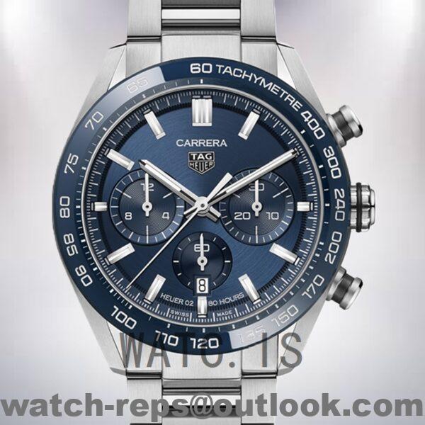 Tag Heuer Carrera CBN2A1A.BA0643 Men's 43mm Blue Dial Watch