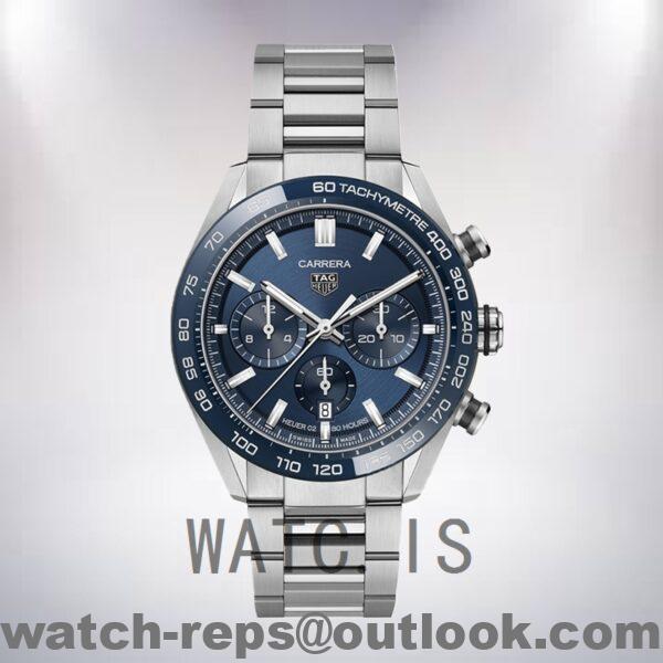 Tag Heuer Carrera CBN2A1A.BA0643 Men's 43mm Blue Dial Watch - Image 2