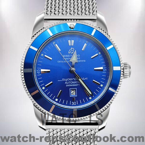 Breitling SuperOcean Heritage 46mm A17320 Men's Automatic Blue Dial Watch