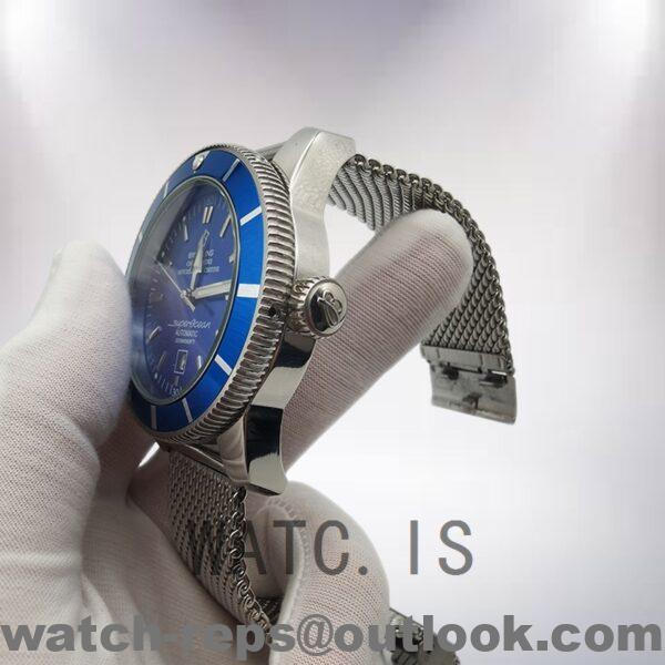 Breitling SuperOcean Heritage 46mm A17320 Men's Automatic Blue Dial Watch - Image 3