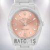 Rolex Air-king Men's 114234PSO 36mm Pink Dial Watch
