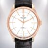 Rolex Cellini Men's 39mm m50505-0021 Leather Strap Watch