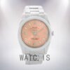 Rolex Air-king Men's 36mm 114200-70190 Silver-tone Pink Dial Watch - Image 2