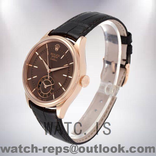 Rolex Cellini Men's m50525-0016 39mm Brown Dial Watch - Image 3