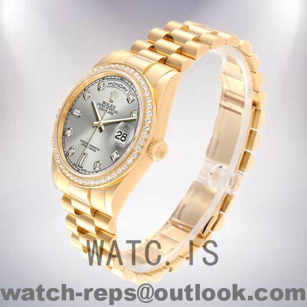 Rolex Day-Date 36mm m118348-0077 Men's Grey Dial Automatic Watch - Image 3