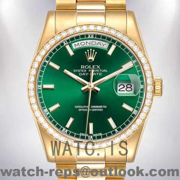 Rolex Day-Date Men's m118348-0225 36mm Automatic Watch