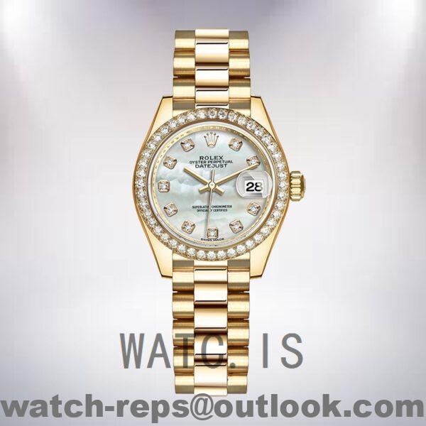 Rolex Datejust m279138rbr-0015 28mm Ladies Mother of Pearl Dial Automatic Watch - Image 2