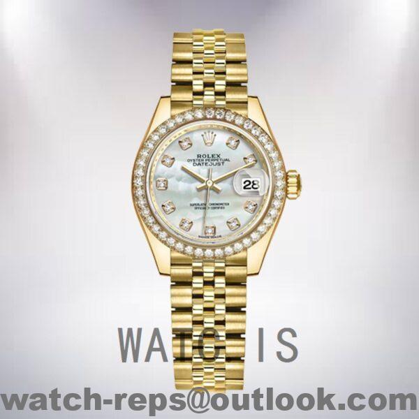 Rolex Datejust m279138rbr-0015 28mm Ladies Mother of Pearl Dial Automatic Watch - Image 5