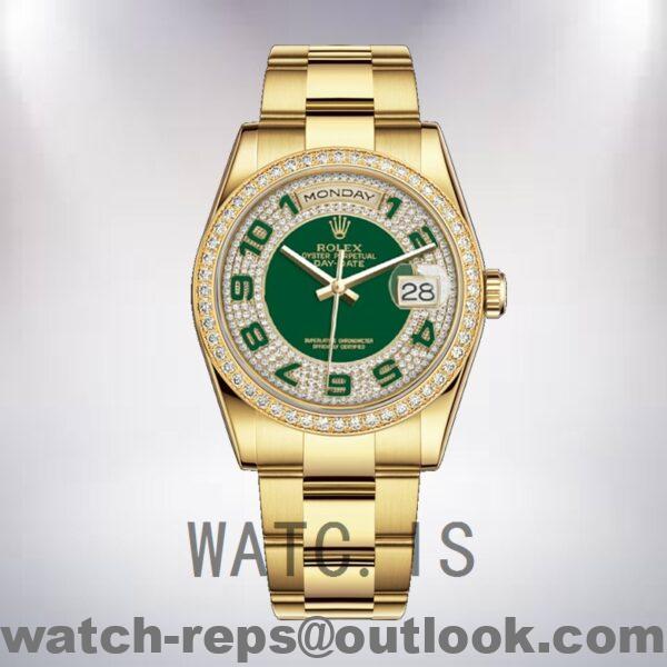 Rolex Day-Date 118348-0054 Men's 36mm Automatic Gold-tone Watch - Image 5