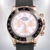 Rolex Daytona Men's 40mm 116515 Rubber Band Rose Gold-tone Watch