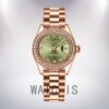 Rolex Datejust 28mm Ladies m279135rbr-0014 Rose Gold-tone Watch - Image 2