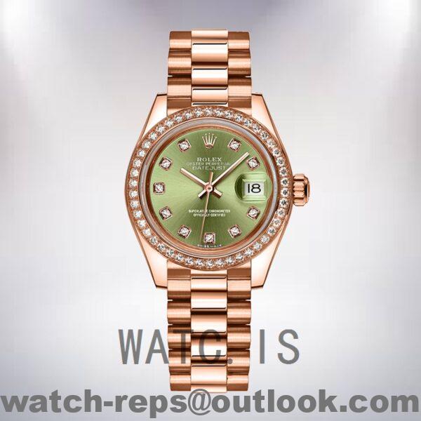 Rolex Datejust 28mm Ladies m279135rbr-0014 Rose Gold-tone Watch - Image 2