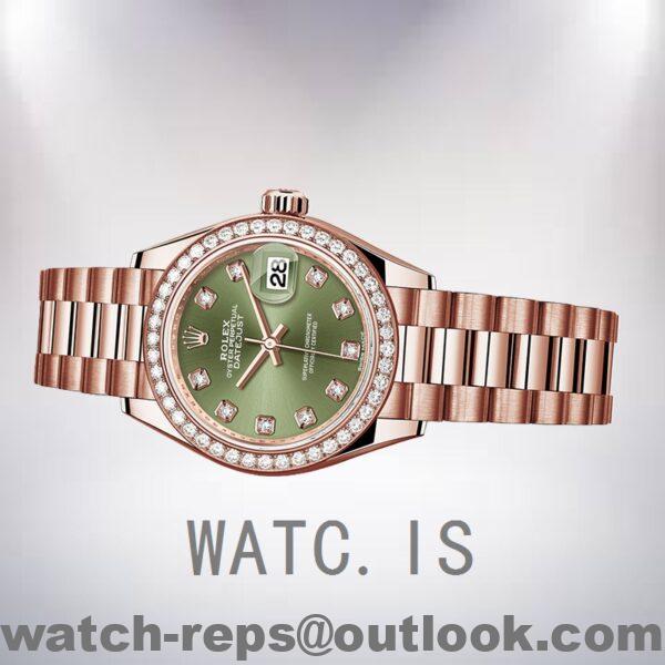 Rolex Datejust 28mm Ladies m279135rbr-0014 Rose Gold-tone Watch - Image 3