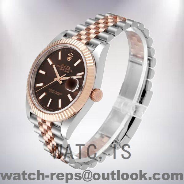 Rolex Datejust m126331-0002 Men's 41mm Chocolate Dial Watch - Image 3