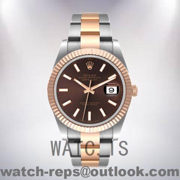 Rolex Datejust m126331-0002 Men's 41mm Chocolate Dial Watch - Image 5