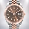 Rolex Datejust 41mm Men's m126301-0002 Chocolate Dial Jubilee Bracelet/Oyster Bracelet Watch