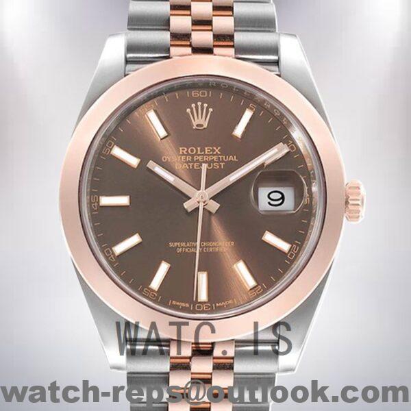 Rolex Datejust 41mm Men's m126301-0002 Chocolate Dial Jubilee Bracelet/Oyster Bracelet Watch