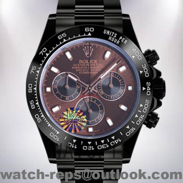 Rolex Daytona Men’s 116500 40mm Oyster Bracelet Black-tone Watch 4