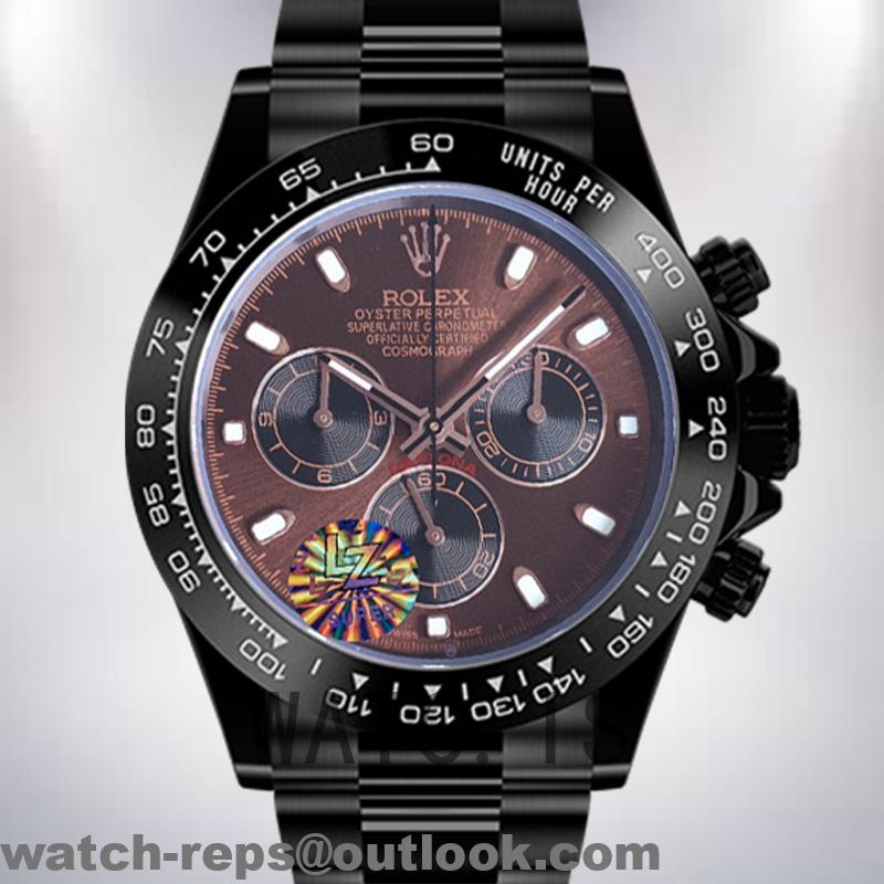 Rolex Daytona 116500 Men’s 40mm Black-tone Oyster Bracelet Watch 3