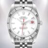 Rolex Datejust Turn-o-graph 116264 Men's 36mm Silver-tone Jubilee Bracelet/Oyster Bracelet Watch
