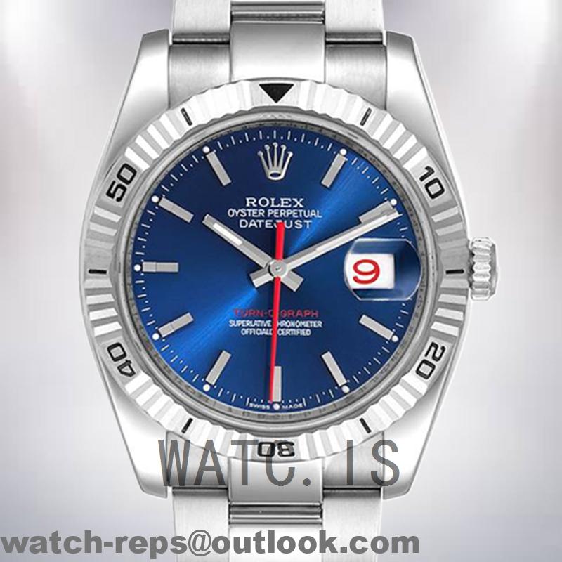Rolex Datejust Turn-o-graph Men’s 116264 36mm Silver-tone Watch 2