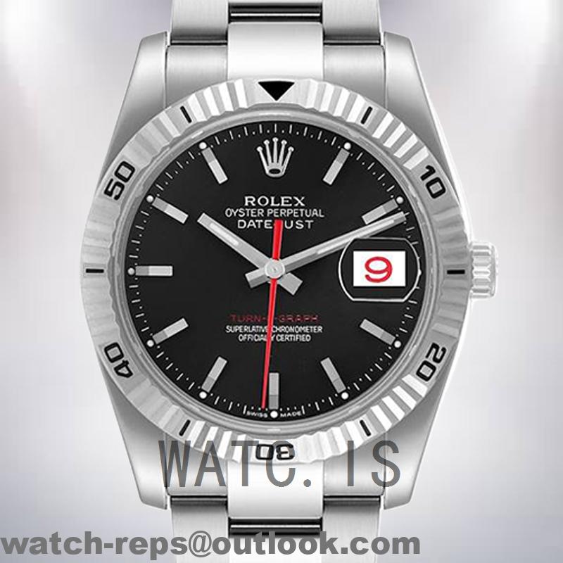 Rolex Datejust Turn-o-graph 116263 Men’s 36mm Silver-tone Automatic Watch 2