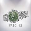 Rolex Datejust 41mm m126234-0047 Men's Jubilee Bracelet Green Palm Motif Dial Watch - Image 3
