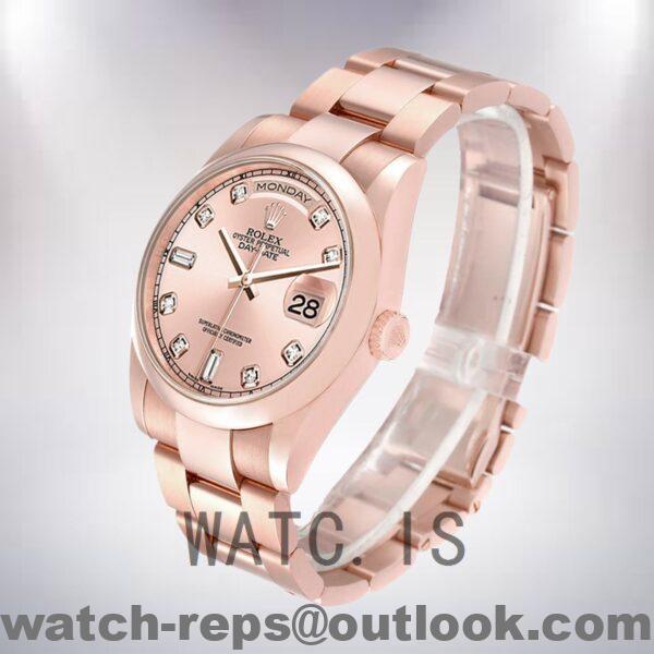 Rolex Day-Date 118205 Men's 36mm President Bracelet/Oyster Bracelet Watch - Image 3