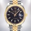 Rolex Datejust 126233 Men's 41mm Automatic Black Palm Motif Dial Watch