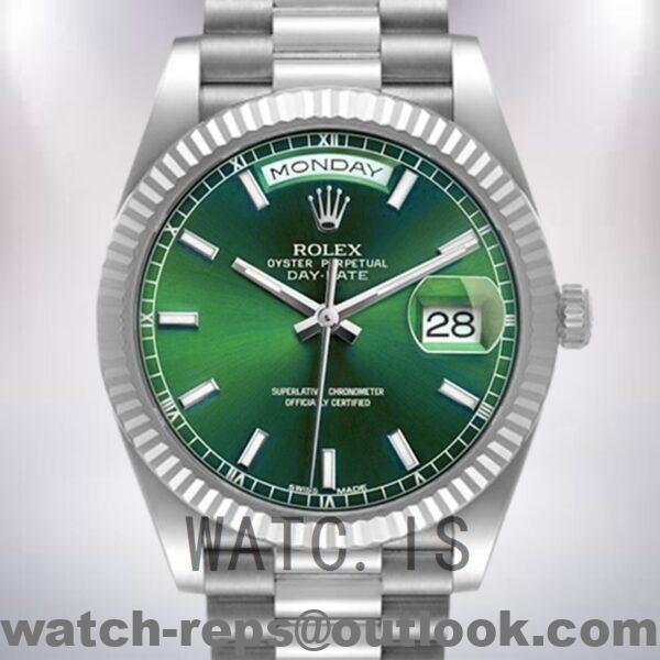 Rolex Day-Date 228239 40mm Men’s Green Dial Watch 4