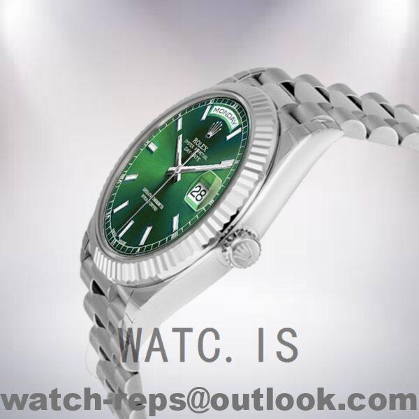 Rolex Day-Date 228239 40mm Men’s Green Dial Watch 6