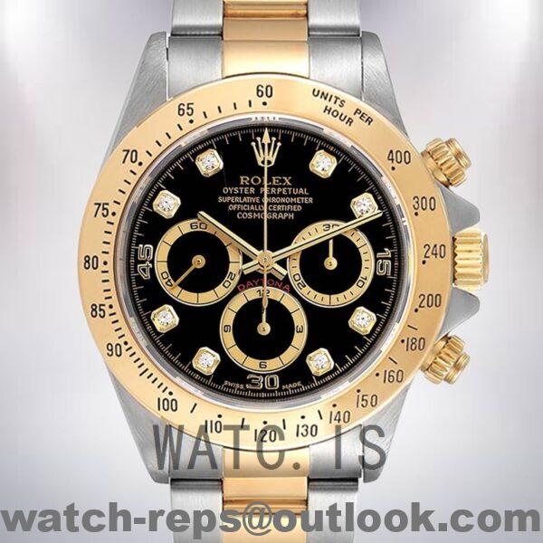 Rolex Daytona 40mm 116523 Men's Black Dial Silver-tone Watch