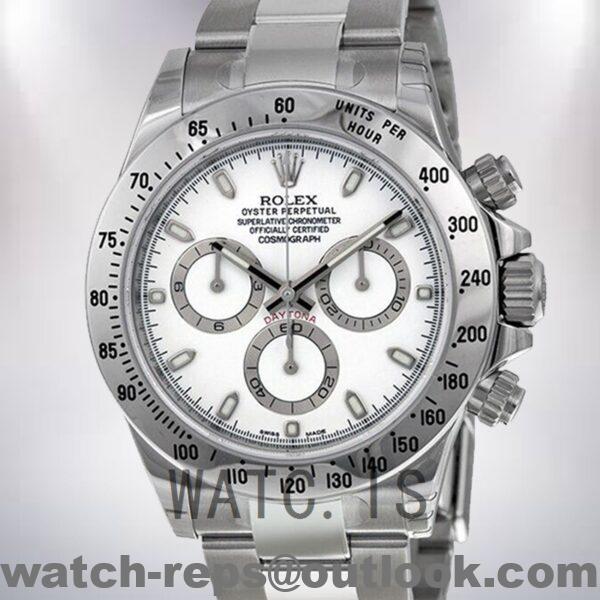 Rolex Daytona 40mm Men's 116520-WSO Automatic White Dial Watch