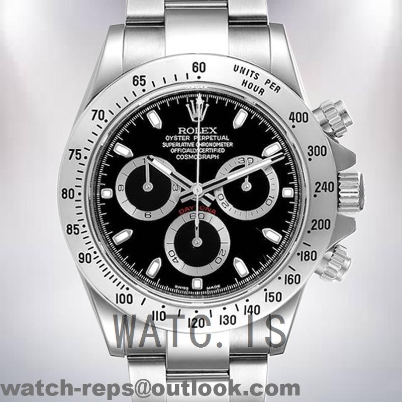 Rolex Daytona 40mm 116519 Men’s Leather Strap Watch 2