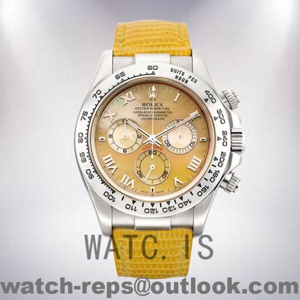 Rolex Daytona 40mm 116519 Men’s Leather Strap Watch 5