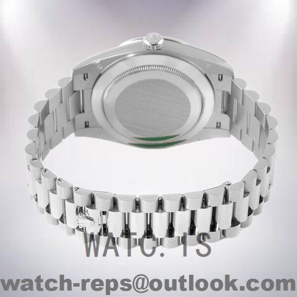 Rolex Day-Date 40mm m228396tbr-0026 Men's Navy Blue Dial President Bracelet Watch - Image 4