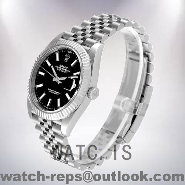 Rolex Datejust Men’s 41mm m126334-0018 Jubilee Bracelet Black Dial Watch 6