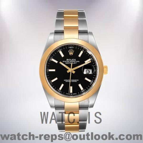 Rolex Datejust 41mm m126303-0013 Men's Black Dial Silver-tone Watch - Image 2