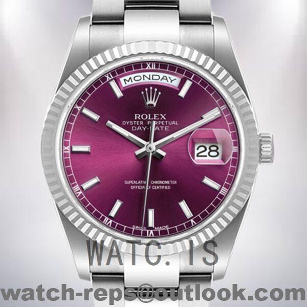 Rolex Day-Date Men's m118239-0304 36mm President Bracelet/Oyster Bracelet Watch
