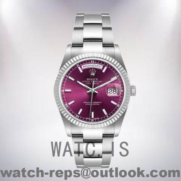 Rolex Day-Date Men's m118239-0304 36mm President Bracelet/Oyster Bracelet Watch - Image 2